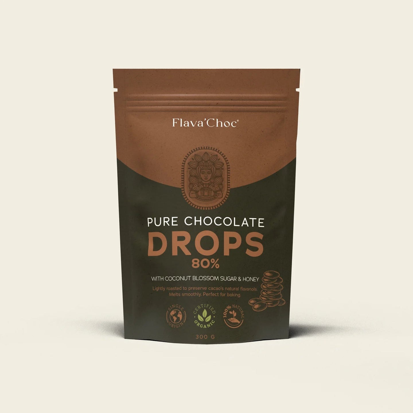 80% Dark Chocolate Drops - Farmatuur