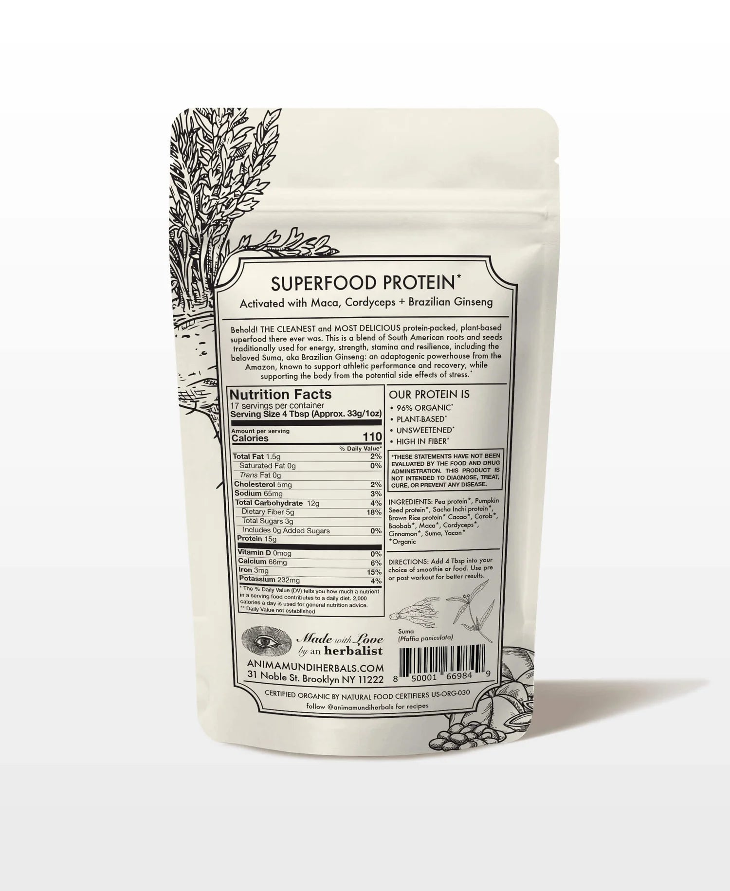 CHOCOLATE PROTEIN | Superfood Powder - Farmatuur