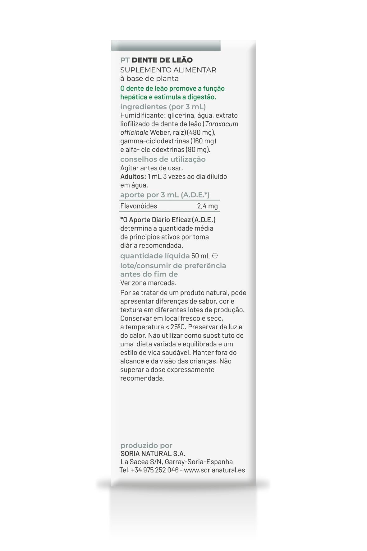 Dandelion Extract - Diuretic, depurative and digestive properties - Farmatuur