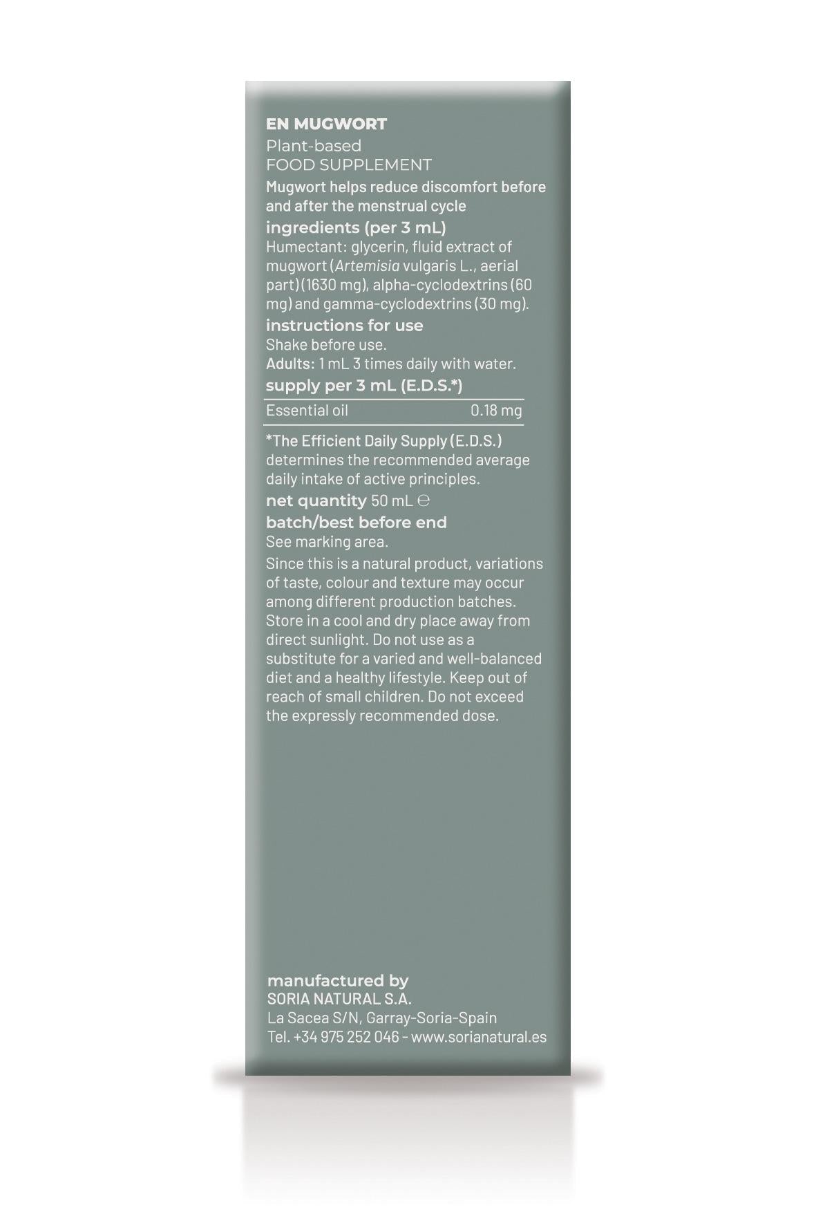 Mugwort Extract - Menstrual cycle regulator - Farmatuur