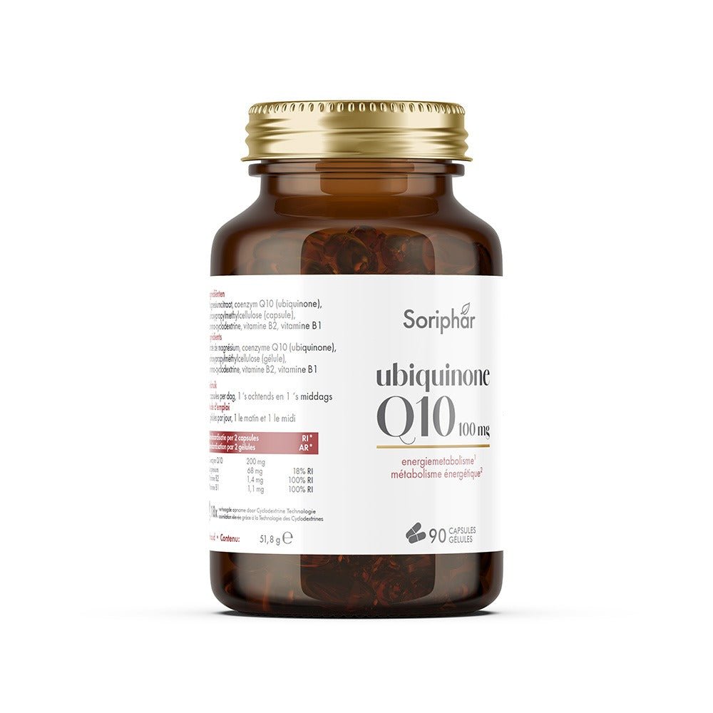 Ubiquinone CoQ10 - energy, muscles and heart function - Farmatuur