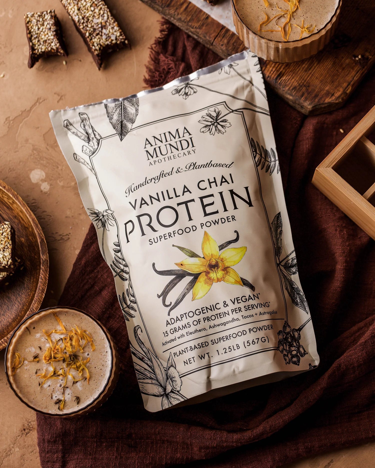 VANILLA CHAI PROTEIN | Adaptogenic Superfood Powder - Farmatuur