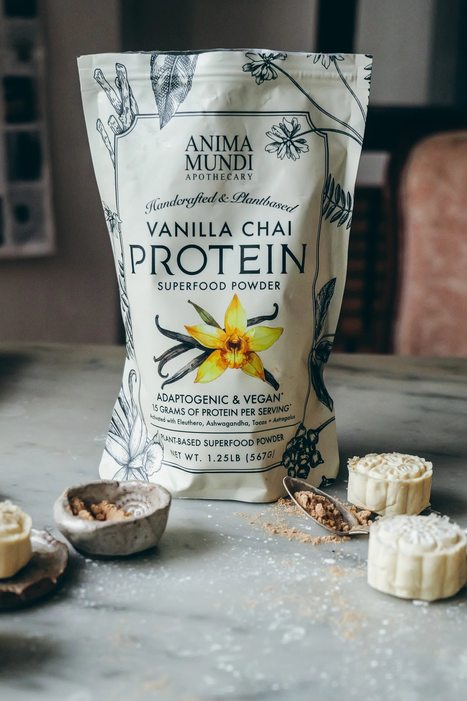 VANILLA CHAI PROTEIN | Adaptogenic Superfood Powder - Farmatuur